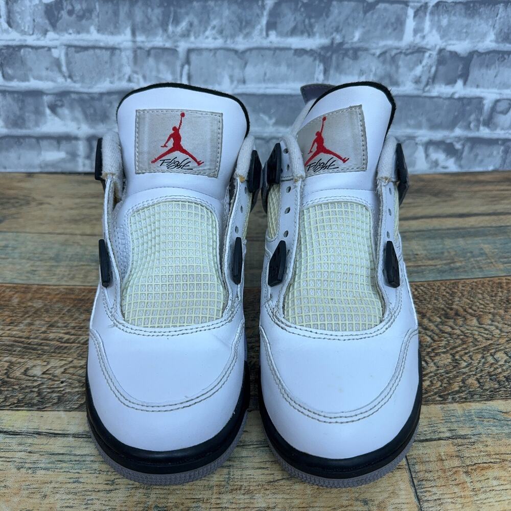 Nike Air Jordan 4 Retro OG White Cement 2016 408452-103 Youth Size 4Y Rare - Picture 4 of 11